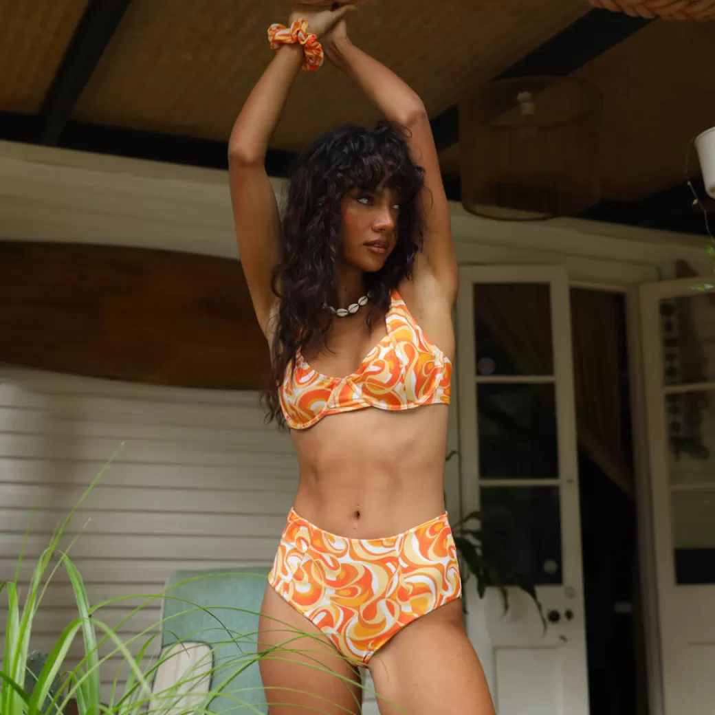 Super Supportive Styles<Kulani Kinis Bikini Tops Underwire Bralette Bikini Top – Lost At Sunset