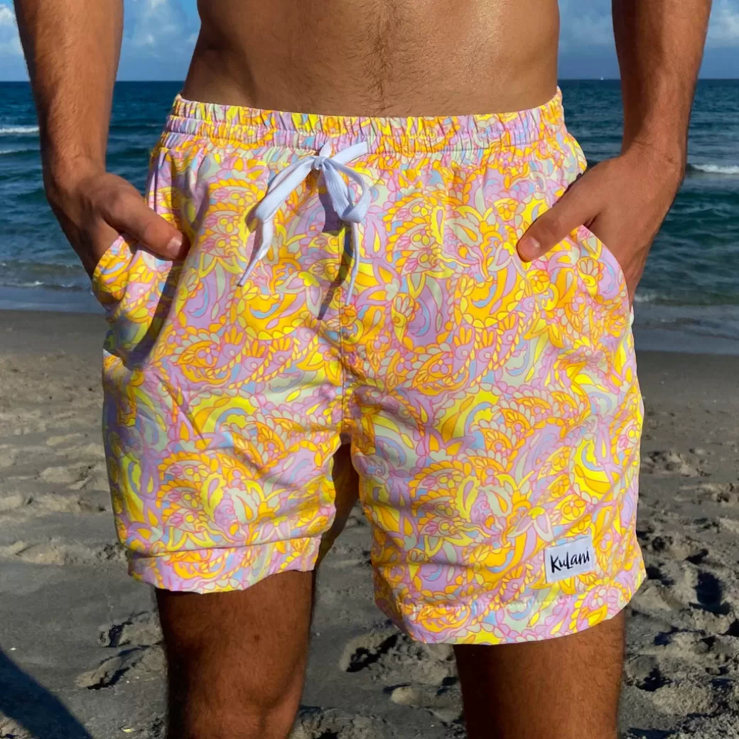 Shop Buckle Up Buttercup<Kulani Kinis Men'S Swim Trunks – Whipped Wonder